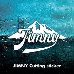 ジムニー jimny カッティングステッカー　シート　アウトドアデザイン　キャンプ　jb64 jb74 スズキ　新型 1枚目の画像