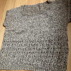 手編み　綿100% サマーヤーン　ニット 1枚目の画像