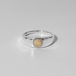 Circle ring S楓木silver925 ring戒指 第1張的照片