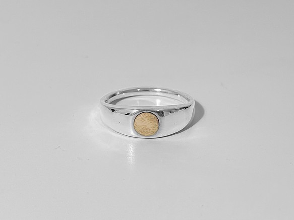 Circle ring S楓木silver925 ring戒指 第1張的照片