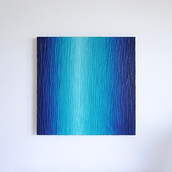【光芒（K-#10）】 インテリアアート 青の絵 ブルー 海 1枚目の画像