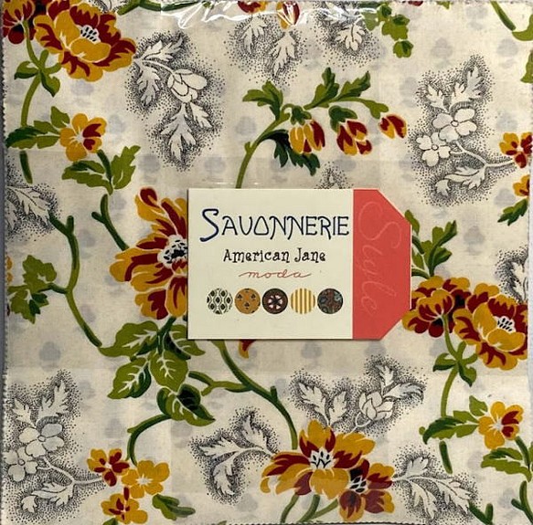 「Savonnerie」moda Layer Cakes （カットクロス42枚）American Jane 1枚目の画像