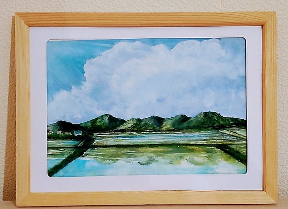 水田の風景(原画)