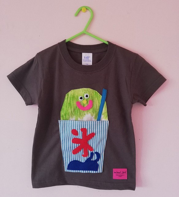 カキゴオリ T-shirt _ 90 - 110 size 1枚目の画像