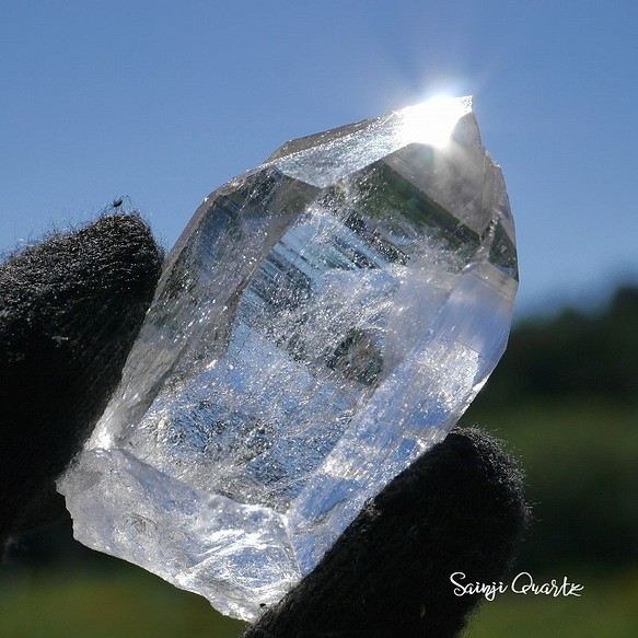 天然石サインジ水晶約47g約51×28mm(ヒマラヤ山脈産)大きなナチュラル