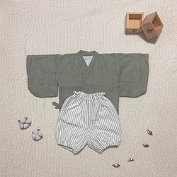 シンプル　ベビー袴　60-70cm 1枚目の画像