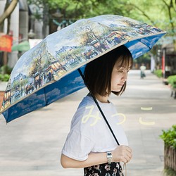 折りたたみ傘日傘晴雨兼用 完全遮光UVカット率99.9%カワイイ 小物