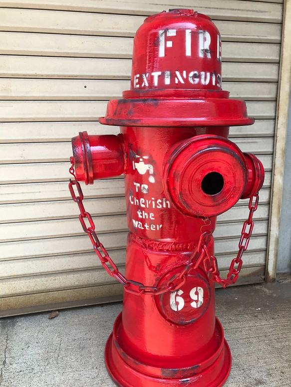 オリジナル立水栓消火栓カバー^ - ^レッドE