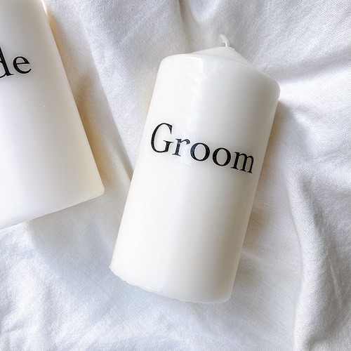 受付サイン Groom&Bride ウェルカムスペース ウェディングキャンドル