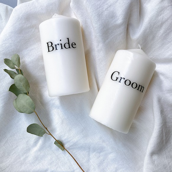 受付サイン Groom&Bride ウェルカムスペース ウェディングキャンドル