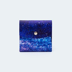 [預售] 描繪夜空中閃耀的粉蝨的迷你錢包 第1張的照片