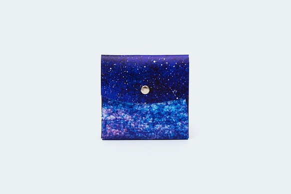 [預售] 描繪夜空中閃耀的粉蝨的迷你錢包 第1張的照片