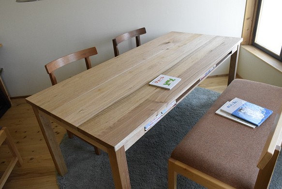 MINO・Table.160cm・くるみ材・ダイニングテーブル・送料込み 