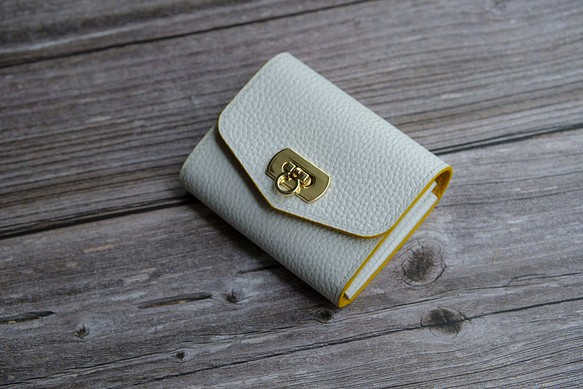オールレザー】柔らかい高級革使用 手縫い ミニウォレット ミニ財布