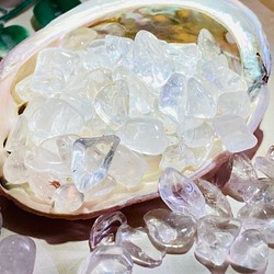 浄化セット✨ アバロンシェル・ヒマラヤ水晶 細石45g 1枚目の画像