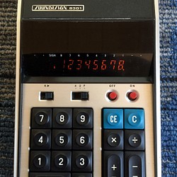 レトロ 電卓 1973年 Soundesign Deluxe Calcula 8301 -Used- レストア 1枚目の画像