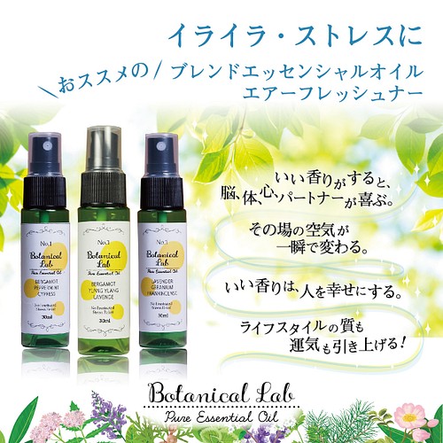 Botanical lab アロマスプレー 3本セット ヘアーケアー ハグしたくなる