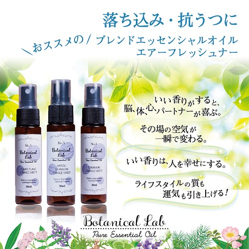 Botanical lab アロマスプレー 3本セット ヘアーケアー ハグしたくなる