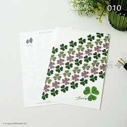 010 カタバミ 植物ポストカード 【日本郵便クリックポスト対応：可/1通40枚まで】ハート 1枚目の画像