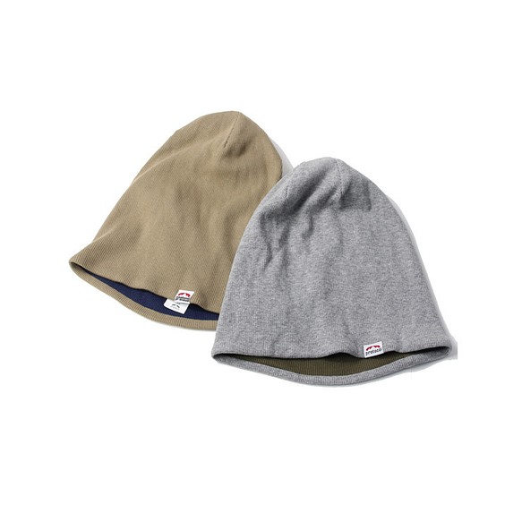 L 尺寸 2 件套出售 Creema 限量夏季幸運袋羅紋棉可逆針織帽子帽子男士女士 第1張的照片