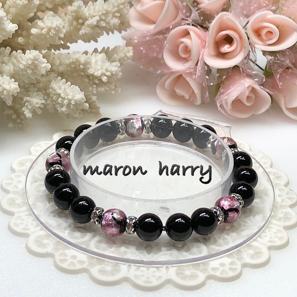 ホタル石ブレスレットNO.25 •*¨*•.¸¸♬ ブレスレット MARON HARRY 通販