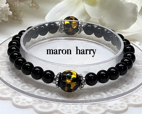 ホタル石ブレスレットNO.8•*¨*•.¸¸♬ ブレスレット MARON HARRY 通販