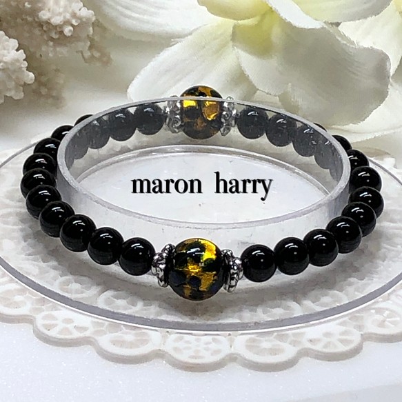 ホタル石ブレスレットNO.8•*¨*•.¸¸♬ ブレスレット MARON HARRY 通販