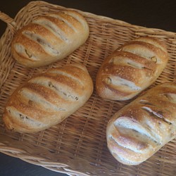 クルミのライ麦パン 1枚目の画像