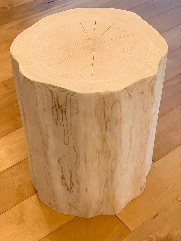天然ひのき 丸太 椅子 スツール 椅子（チェアー）・スツール Wood