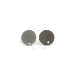 ERG-2129-MR [2 件] 圓形耳環，圓形圓形耳釘 第1張的照片