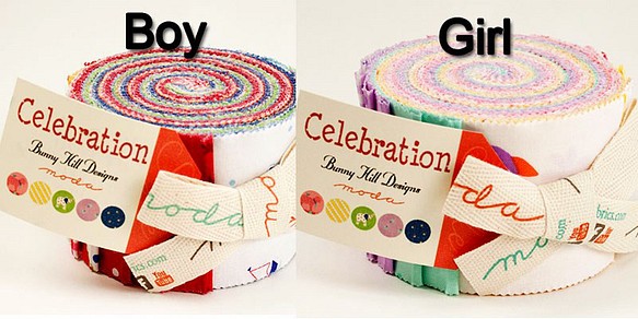 「Celebration」moda Jelly Rolls (カットクロス4０枚）Bunny Hill Designs 1枚目の画像