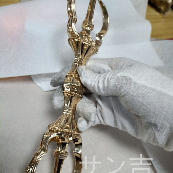 密教法具 空海大師飛行法器 独鈷杵 金剛杵 真鍮製 vajra 16cm