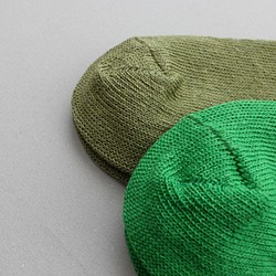 亞麻踝襪（榆木綠）22-24cm/KL-L19 第3張的照片