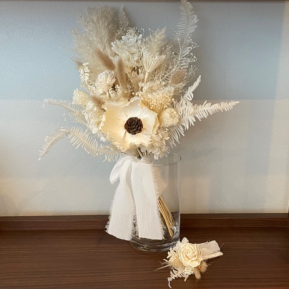 Ivory & Gold Wedding Bouquet - Amore