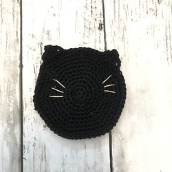黒猫さんコースター 1枚目の画像