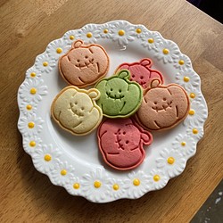 ハロウィンカボチャクッキー型・クッキーカッタ/パンプキンクッキー型/幽霊模様のクッキー作り/自主制作ホームベーキング用品 1枚目の画像
