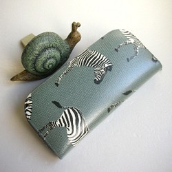 日本防水布"斑馬"-長夾/皮夾/零錢包/禮物 第1張的照片