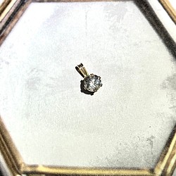 k14gf  宝石質 ダンビュライト ペンダントトップ 6mm 1枚目の画像