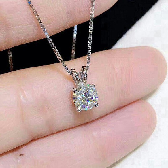 一粒 ダイヤモンド PT950 D1.00ct ネックレス プラチナ ネックレス