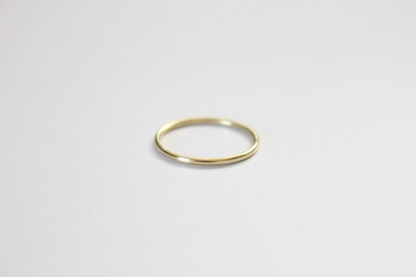 真鍮┊ Slim ring 1枚目の画像