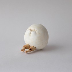 球体関節人形　白い人【ふさぐ】No.3 1枚目の画像