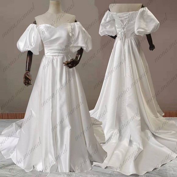 ウェディングドレス 二次会 結婚式ドレス 511 1枚目の画像