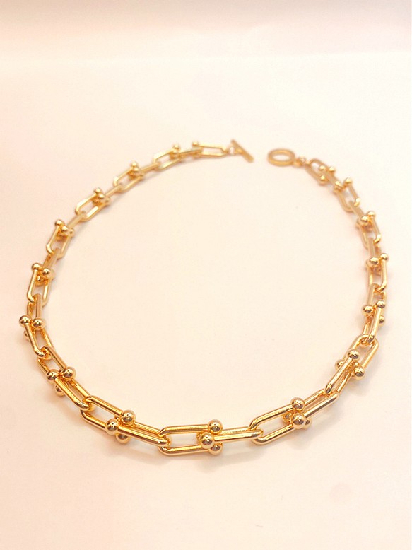 UBC choker necklace（gold） 1枚目の画像