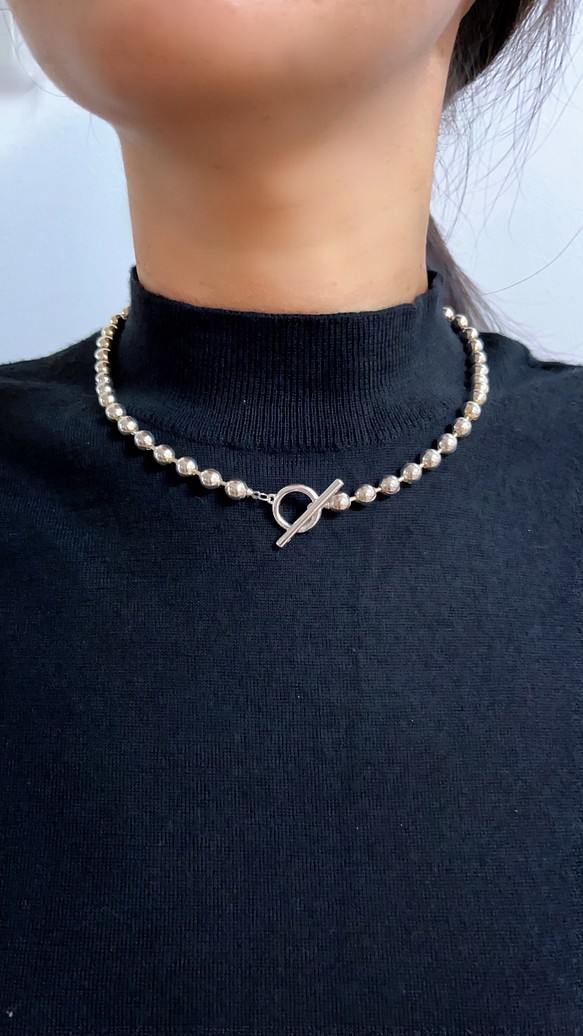 B・C chain necklace（silver） 1枚目の画像