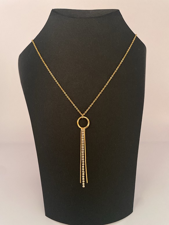 SWP long necklace（gold） 1枚目の画像