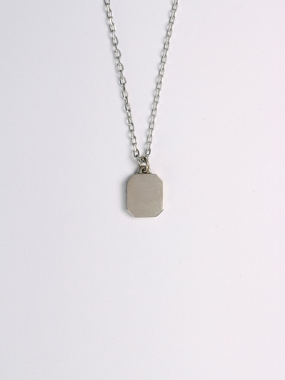 Luck Square Mini Necklace K18WG gstaaddelivery.x10.mx