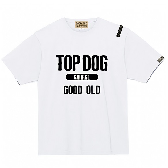 ヴィンテージ スタンプ「TDG LOGO-White」Tシャツ(TDGTS-01WH7.4oz-) T