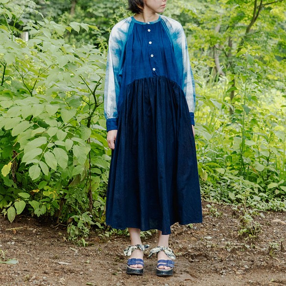 Lagran 條紋連衣裙 / Mikawa Textile 第1張的照片