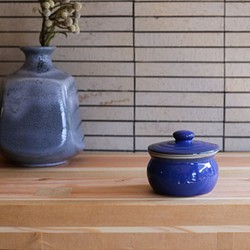 takkyo71様専用の商品ページです　1600年創業 13代目職人 加藤さんのつくる甕（かめ）1合・青 1枚目の画像