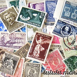 外国切手（ルーマニア）50枚　po-122 1枚目の画像